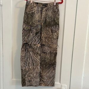 Magellan Outdoors Kids Camouflage Zip-off Pants